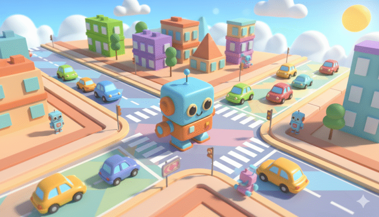 Robot Cross Road